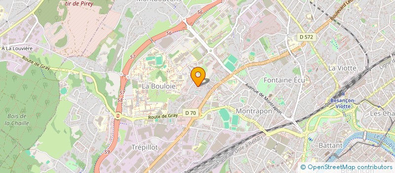 localisation de l'entreprise MONSIEUR JAMA ADAM BISLE  BESANCON