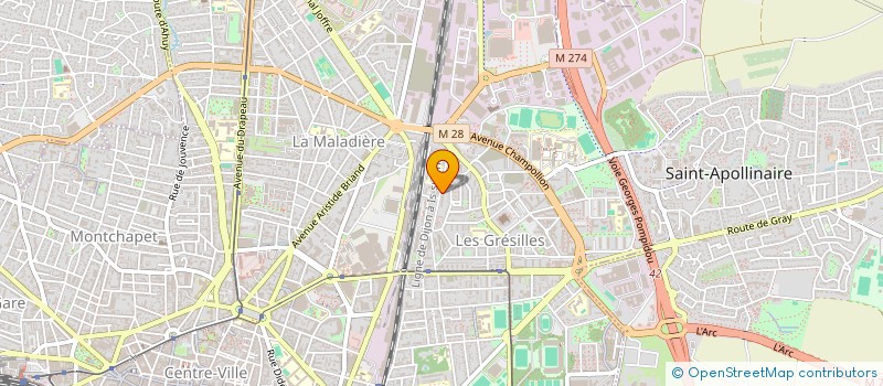 localisation de l'entreprise MONSIEUR JAMA ADEN ABDI à DIJON
