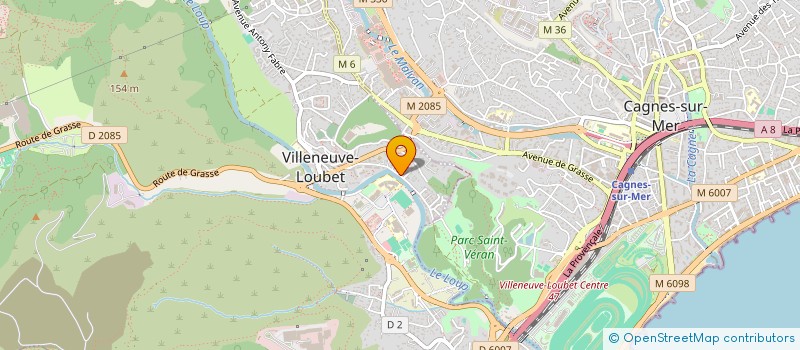 localisation de l'entreprise MONSIEUR JAMA KAKULIA à VILLENEUVE-LOUBET