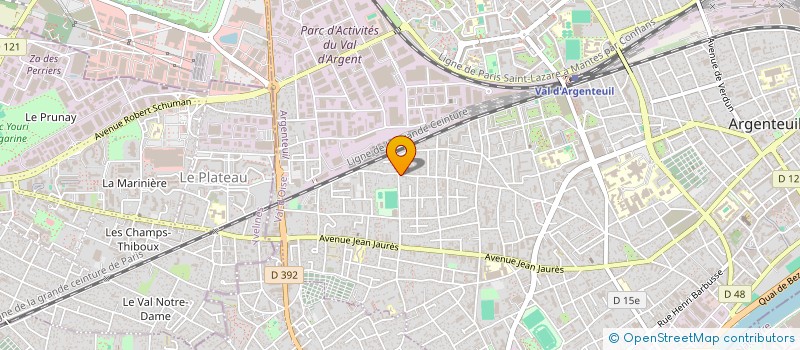 localisation de l'entreprise MONSIEUR JAMAA ACHTAL à ARGENTEUIL