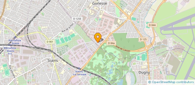 localisation de l'entreprise MONSIEUR JAMAA AKOUAS  GARGES-LES-GONESSE