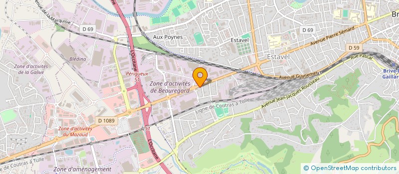 localisation de l'entreprise MONSIEUR JAMAA BOUZKIF  BRIVE-LA-GAILLARDE