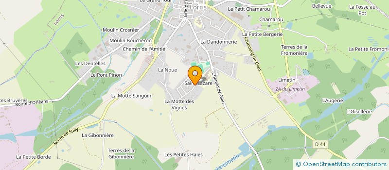 localisation de l'entreprise MONSIEUR JAMAL AAZOUZ à LORRIS