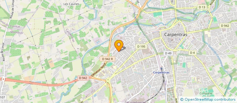 localisation de l'entreprise MONSIEUR JAMAL ABAKRI  CARPENTRAS