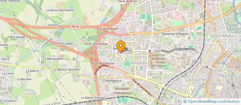 localisation de l'entreprise MONSIEUR JAMAL ABRACH  RENNES