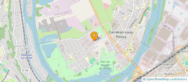 localisation de l'entreprise MONSIEUR JAMAL ACHAOUI  CARRIERES SOUS POISSY