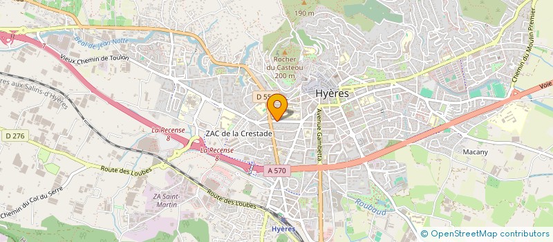 localisation de l'entreprise MONSIEUR JAMAL AFIF  HYERES