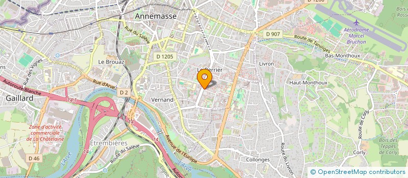 localisation de l'entreprise MONSIEUR JAMAL AFILAL  ANNEMASSE