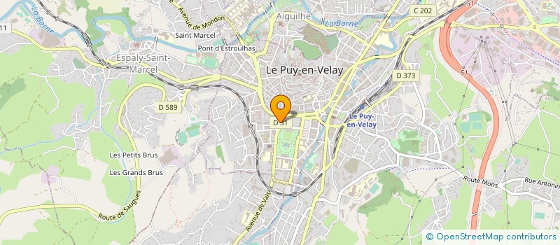 localisation de l'entreprise MONSIEUR JAMAL AGHZAF  LE PUY-EN-VELAY