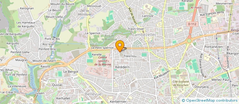 localisation de l'entreprise MONSIEUR JAMAL AKOUH à BREST