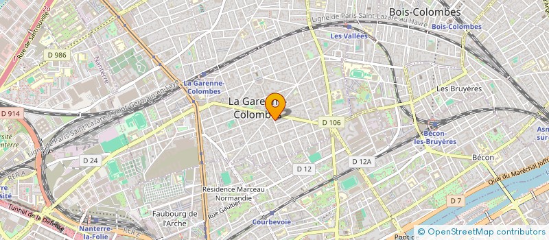 localisation de l'entreprise MONSIEUR JAMAL AMERRAN  LA GARENNE-COLOMBES