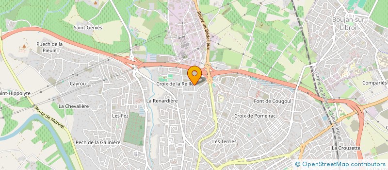 localisation de l'entreprise MONSIEUR JAMAL AYOUBI  BEZIERS