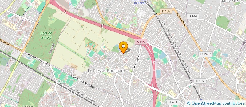 localisation de l'entreprise MONSIEUR JAMAL AZAKKA  LE PLESSIS-BOUCHARD