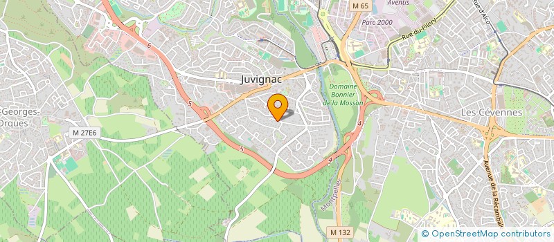 localisation de l'entreprise MONSIEUR JAMAL AZEDDIOUI  JUVIGNAC