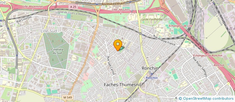 localisation de l'entreprise MONSIEUR JAMAL AZOUM à FACHES-THUMESNIL