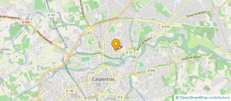 localisation de l'entreprise MONSIEUR JAMAL AZRIOUEL à CARPENTRAS