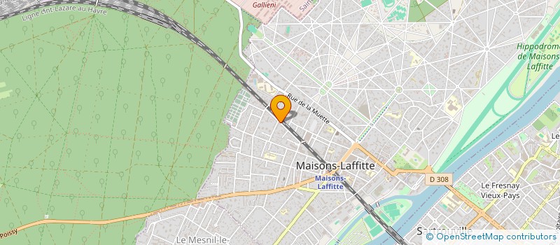 localisation de l'entreprise MONSIEUR JAMAL BADAWI  MAISONS-LAFFITTE