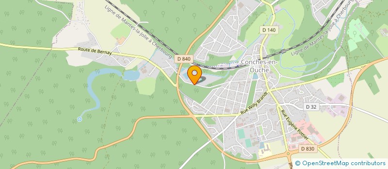 localisation de l'entreprise MONSIEUR JAMAL BAKKA  CONCHES-EN-OUCHE