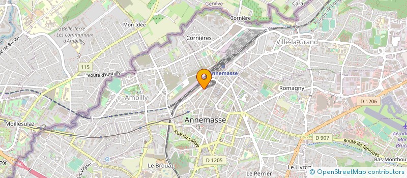 localisation de l'entreprise MONSIEUR JAMAL BANANE AMELLAH à ANNEMASSE