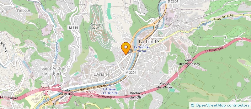 localisation de l'entreprise MONSIEUR JAMAL BEN CHEIKH à NICE