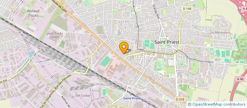 localisation de l'entreprise MONSIEUR JAMAL BENHASSOU  SAINT-PRIEST