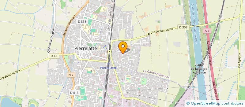 localisation de l'entreprise MONSIEUR JAMAL BOUCHAALOULA à PIERRELATTE