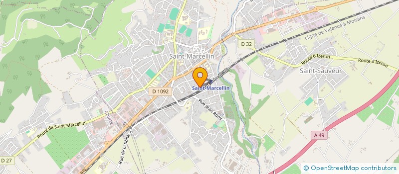 localisation de l'entreprise MONSIEUR JAMAL BOUCHAFRA KHARBOUCH  SAINT-MARCELLIN