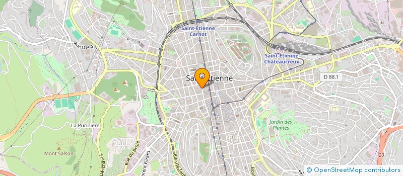 localisation de l'entreprise MONSIEUR JAMAL BOUCHFIRA  SAINT-ETIENNE