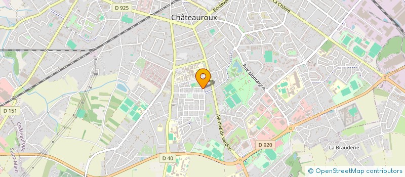 localisation de l'entreprise MONSIEUR JAMAL BOUSKOUR à CHATEAUROUX