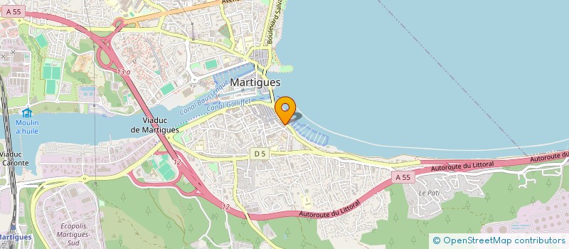 localisation de l'entreprise MONSIEUR JAMAL BOUWDENE  MARTIGUES