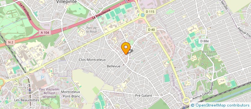 localisation de l'entreprise MONSIEUR JAMAL CHAHOUR à VILLEPINTE