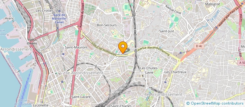 localisation de l'entreprise MONSIEUR JAMAL CHAQRAOUI à MARSEILLE