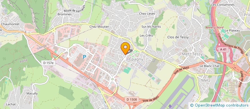 localisation de l'entreprise MONSIEUR JAMAL CHEYRFA  EPAGNY METZ-TESSY