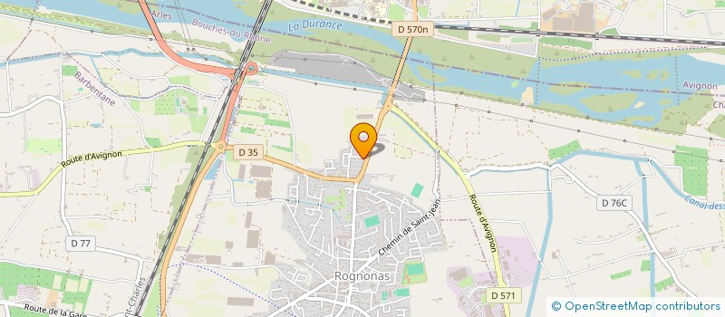 localisation de l'entreprise MONSIEUR JAMAL DAHMANI  ROGNONAS