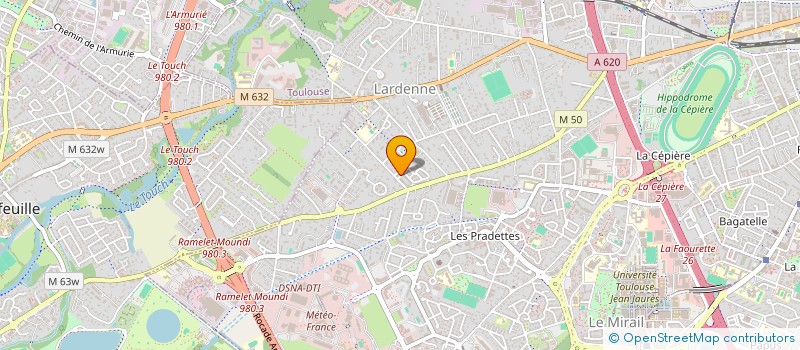 localisation de l'entreprise MONSIEUR JAMAL DAYMENE  TOULOUSE