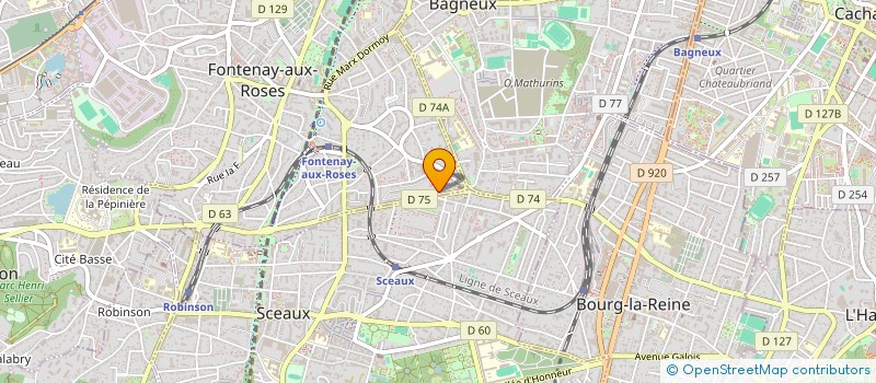 localisation de l'entreprise MONSIEUR JAMAL DEBGA à FONTENAY-AUX-ROSES