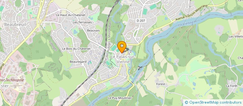 localisation de l'entreprise MONSIEUR JAMAL-EDDINE BENLAHMAR à LE PALAIS-SUR-VIENNE
