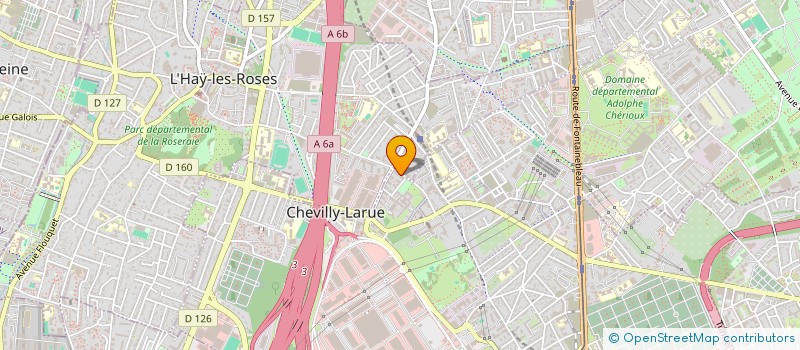 localisation de l'entreprise MONSIEUR JAMAL-EDDINE RABHIOUAN  CHEVILLY-LARUE