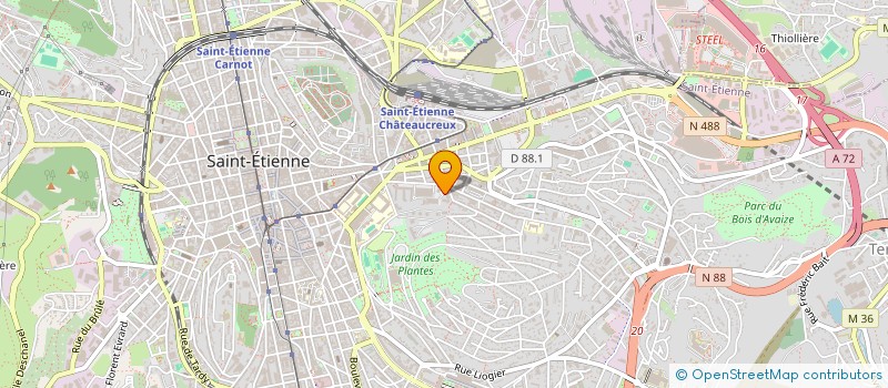 localisation de l'entreprise MONSIEUR JAMAL EL ALLAM BARDAN  SAINT-ETIENNE