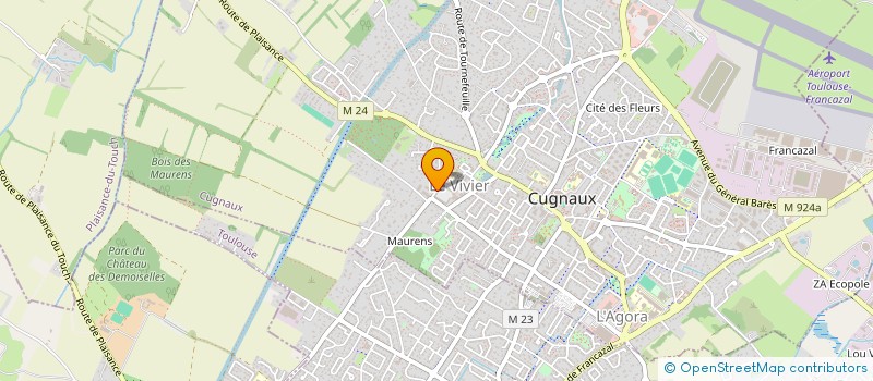 localisation de l'entreprise MONSIEUR JAMAL EL BOUZAKRI EL IDRISSI  CUGNAUX