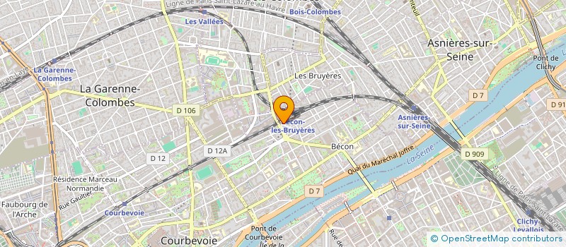 localisation de l'entreprise MONSIEUR JAMAL EL GARTILI à COURBEVOIE