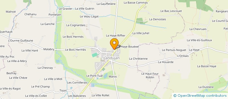 localisation de l'entreprise MONSIEUR JAMAL EL HOUSSALI  LANDUJAN