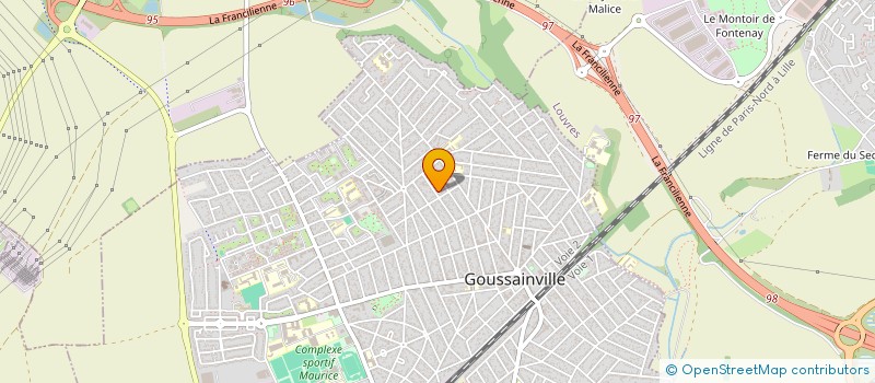 localisation de l'entreprise MONSIEUR JAMAL EL KIHEL  GOUSSAINVILLE