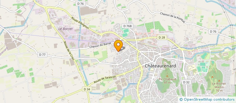 localisation de l'entreprise MONSIEUR JAMAL EL MARZOUKI  CHATEAURENARD