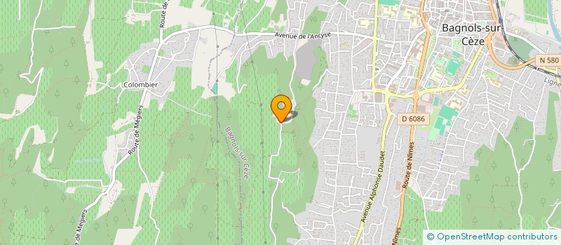 localisation de l'entreprise MONSIEUR JAMAL EL YAAGOUBI AIKARTE  BAGNOLS SUR CEZE