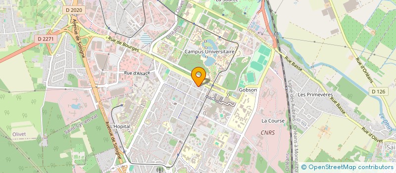 localisation de l'entreprise MONSIEUR JAMAL ELWAROUDI à ORLEANS