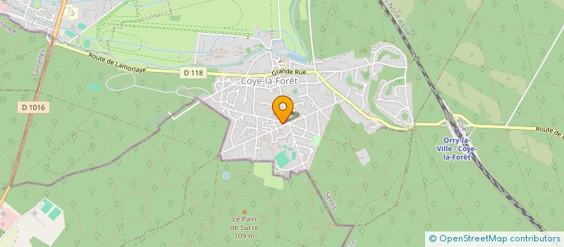 localisation de l'entreprise MONSIEUR JAMAL FALIH  COYE-LA-FORET