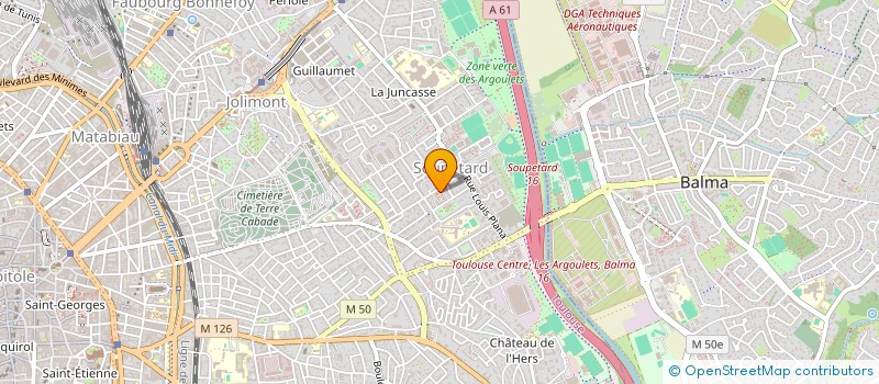 localisation de l'entreprise MONSIEUR JAMAL FARAH  TOULOUSE