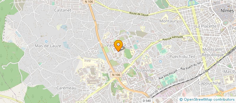 localisation de l'entreprise MONSIEUR JAMAL GOUGOU  NIMES