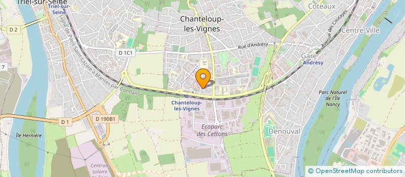 localisation de l'entreprise MONSIEUR JAMAL GOUMMAS à CHANTELOUP-LES-VIGNES